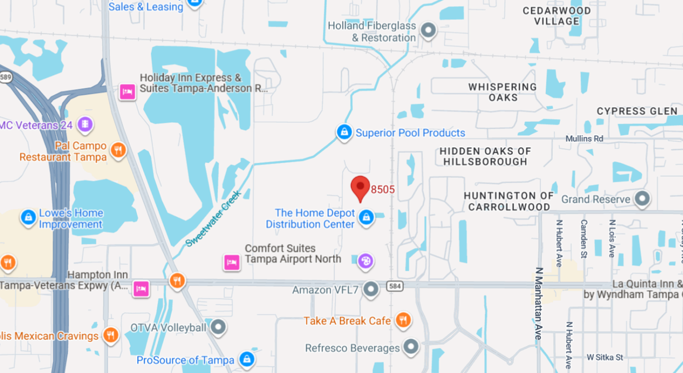 Map of Tampa Location